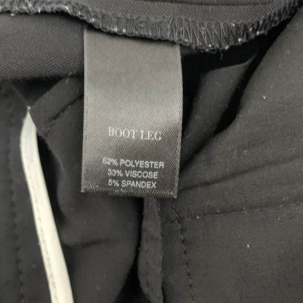 White House Black Market Legacy Bootcut PantsWomens 6R Black StretchDress Slacks - Picture 8 of 9